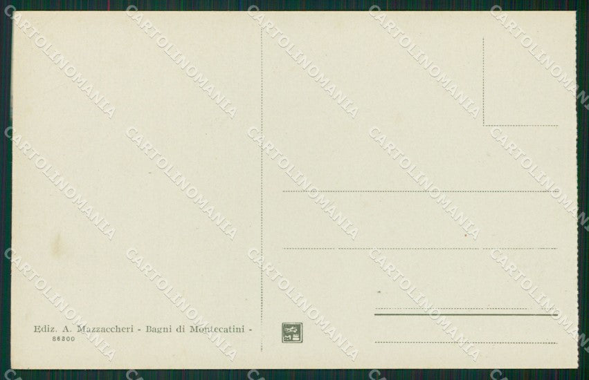 Pistoia Montecatini Terme Carrozza cartolina KVM0916 – retro