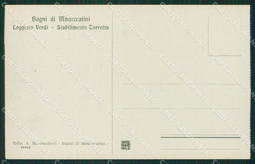 Pistoia Montecatini Terme cartolina KVM0918 – retro