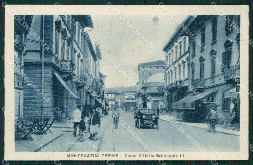 Pistoia Montecatini Terme Auto cartolina KVM0919 – fronte