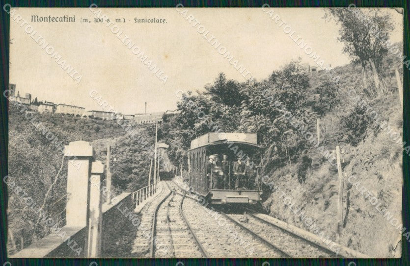 Pistoia Montecatini Funicolare cartolina KVM0921 – fronte