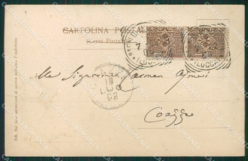 Pistoia Montecatini cartolina KVM0922 – retro