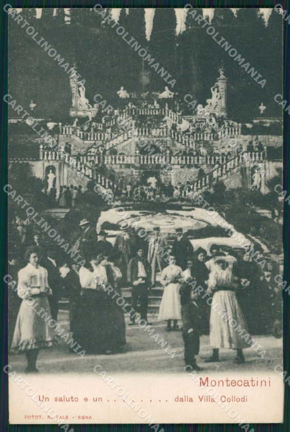 Pistoia Montecatini cartolina KVM0925 – fronte