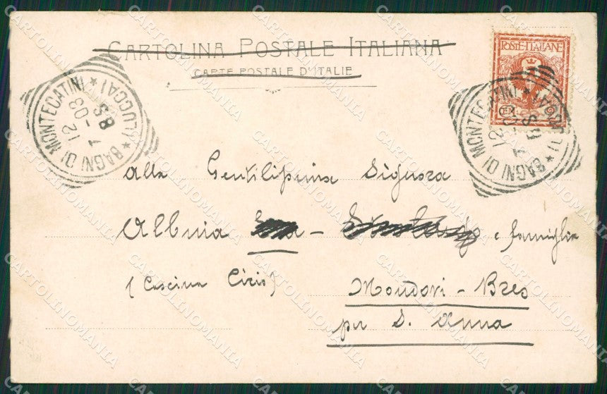 Pistoia Montecatini Terme cartolina KVM0932 – retro