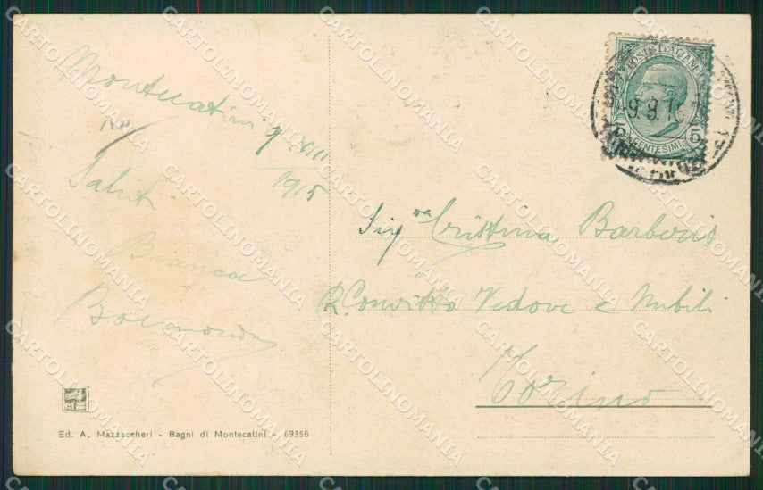 Pistoia Montecatini Terme cartolina KVM0934 – retro