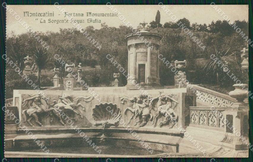 Pistoia Montecatini Fontana cartolina KVM0941 – fronte