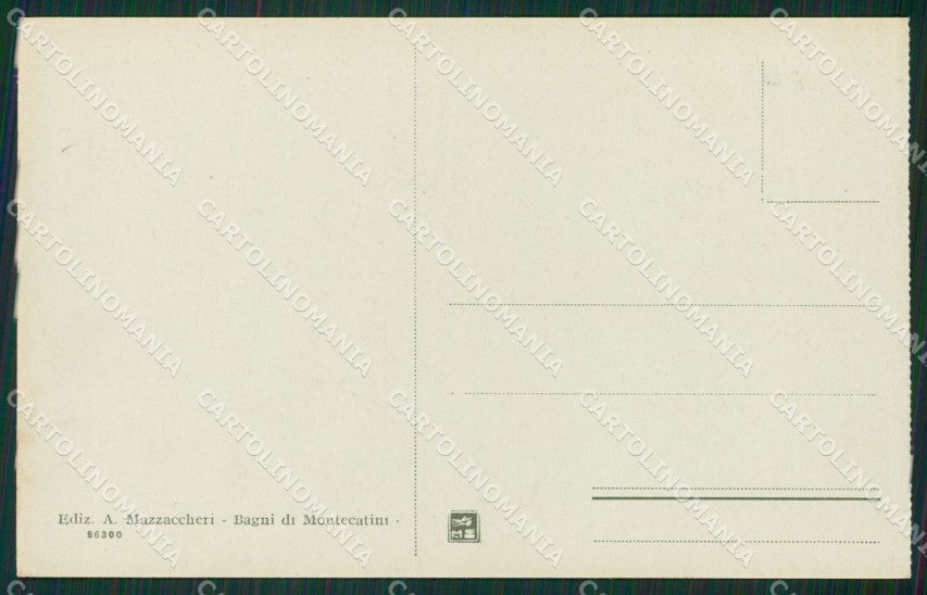 Pistoia Montecatini Fontana cartolina KVM0941 – retro