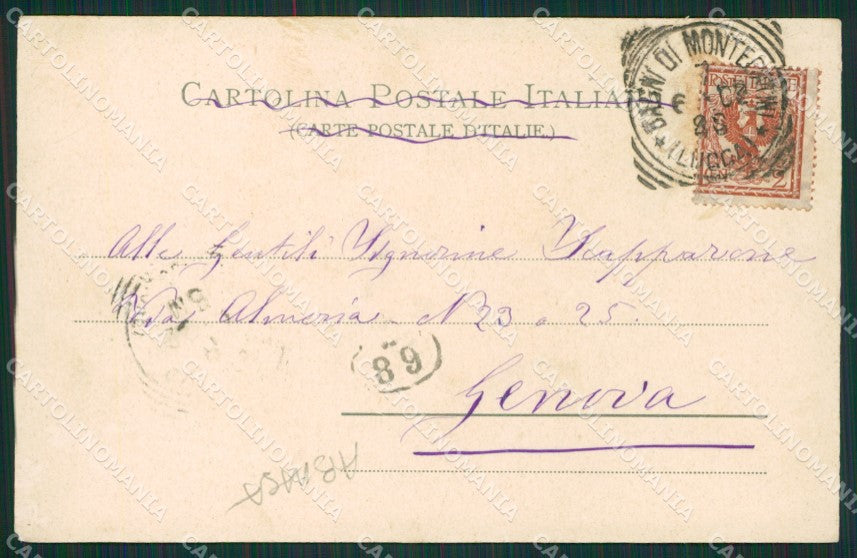 Pistoia Montecatini ABRASA cartolina KVM0948 – retro