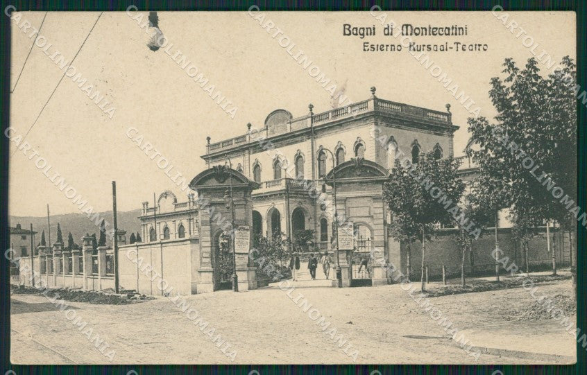 Pistoia Montecatini Terme Teatro STRAPPINO cartolina KVM0950 – fronte