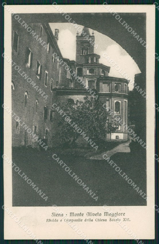 Siena Asciano Monte Oliveto Maggiore cartolina KVM0974 – fronte