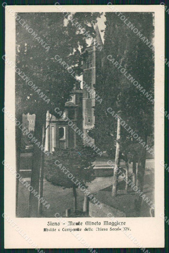 Siena Asciano Monte Oliveto Maggiore cartolina KVM0975 – fronte