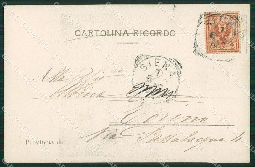Siena Città cartolina KVM0998 – retro