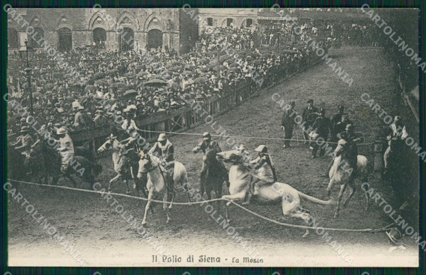 Siena Città Palio PIEGA cartolina KVM1000 – fronte