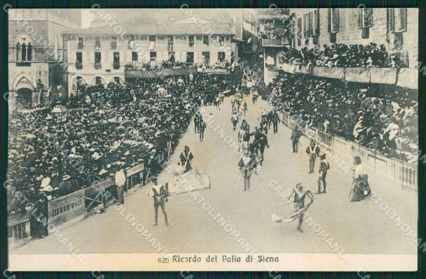 Siena Città Palio MACCHIA cartolina KVM1001 – fronte