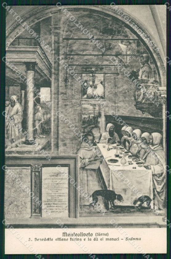 Siena San Gimignano Monteoliveto cartolina KVM1004 – fronte