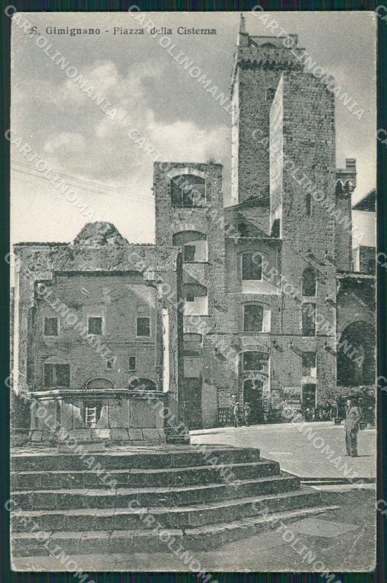 Siena San Gimignano cartolina KVM1021 – fronte