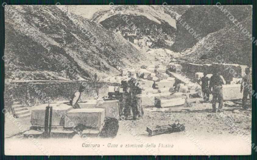 Massa Carrrara Cave cartolina KVM1047 – fronte