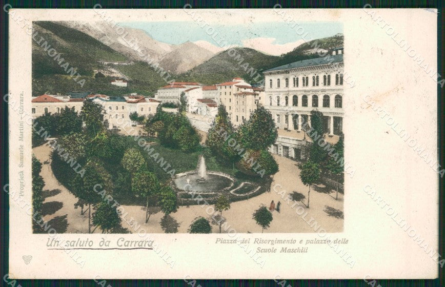 Massa Carrara cartolina KVM1053 – fronte