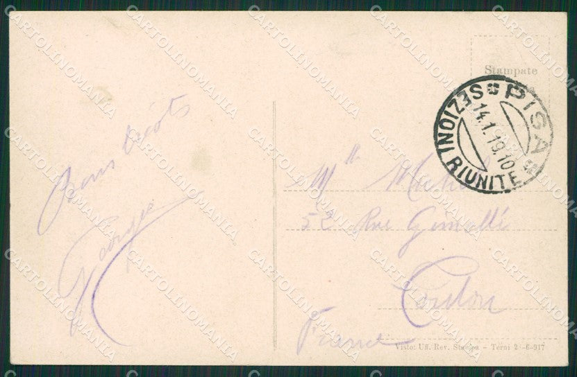Pisa Città Saluti da cartolina KVM1074 – retro