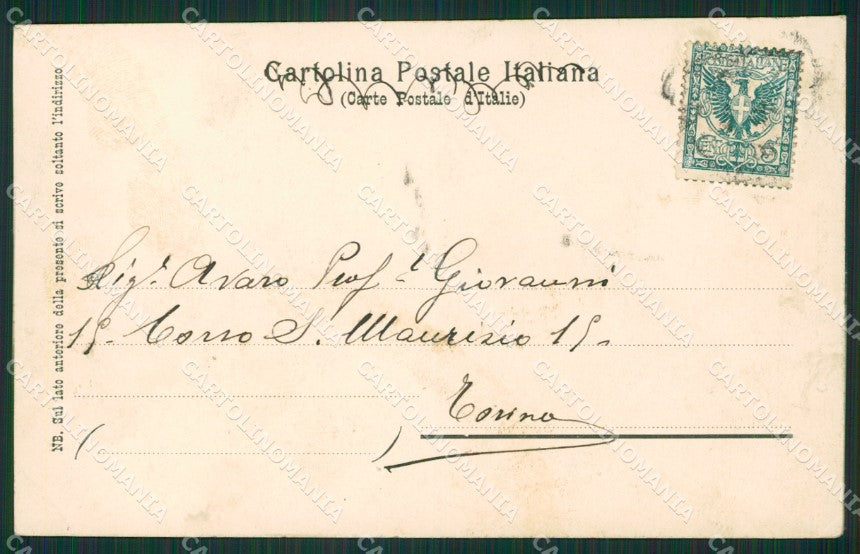 Pistoia Città cartolina KVM1097 – retro