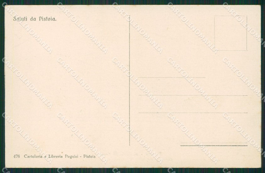 Pistoia Città Ospedale cartolina KVM1098 – retro