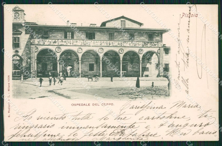 Pistoia Città Ospedale cartolina KVM1101 – fronte