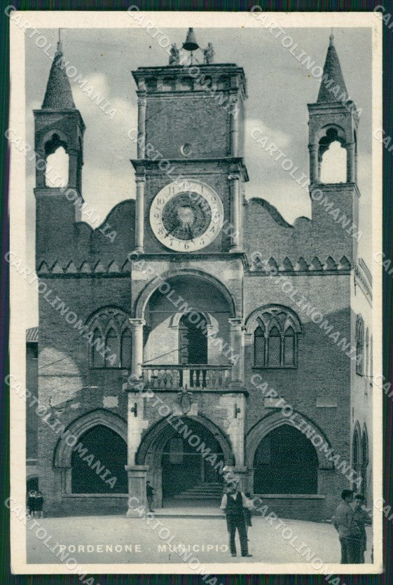 Pordenone Città PIEGHE Foto cartolina KVM1108 – fronte