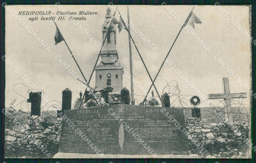 Gorizia Fogliano Redipuglia Cimitero Militari cartolina KVM1113 – fronte