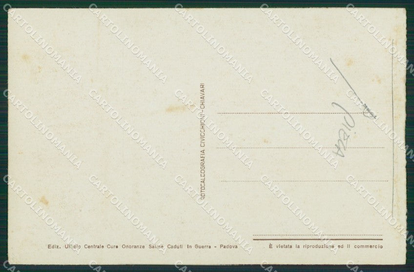 Gorizia Fogliano Redipuglia Cimitero Militari PIEGA cartolina KVM1117 – retro