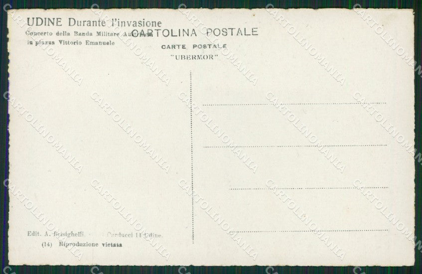 Udine Città Militari Foto cartolina KVM1134 – retro