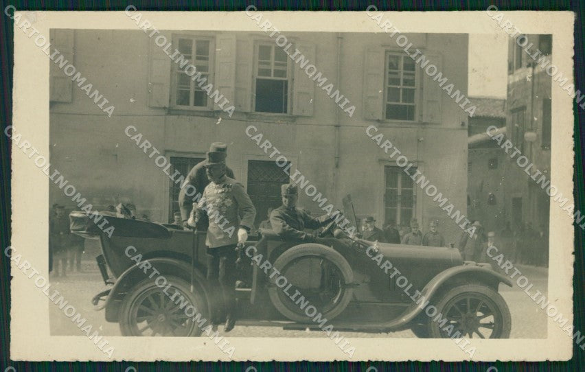 Udine Città Auto Militari Foto cartolina KVM1138 – fronte