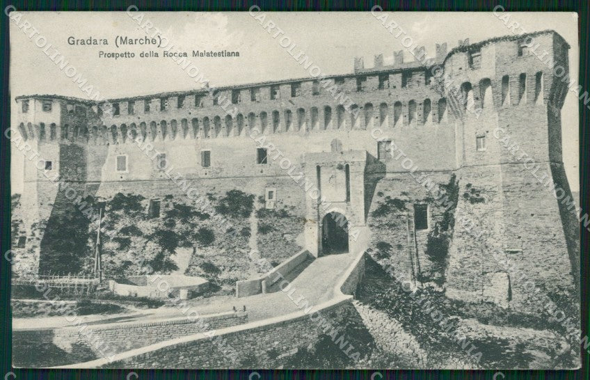 Pesaro Gradara cartolina KVM1150 – fronte