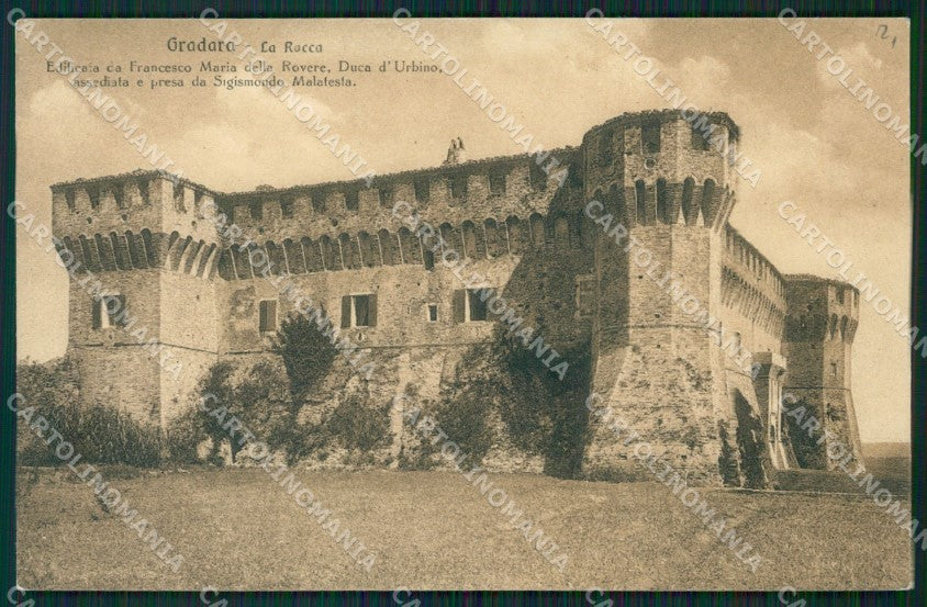 Pesaro Gradara cartolina KVM1151 – fronte