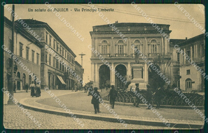 L'Aquila Città ABRASA cartolina KVM1155 – fronte