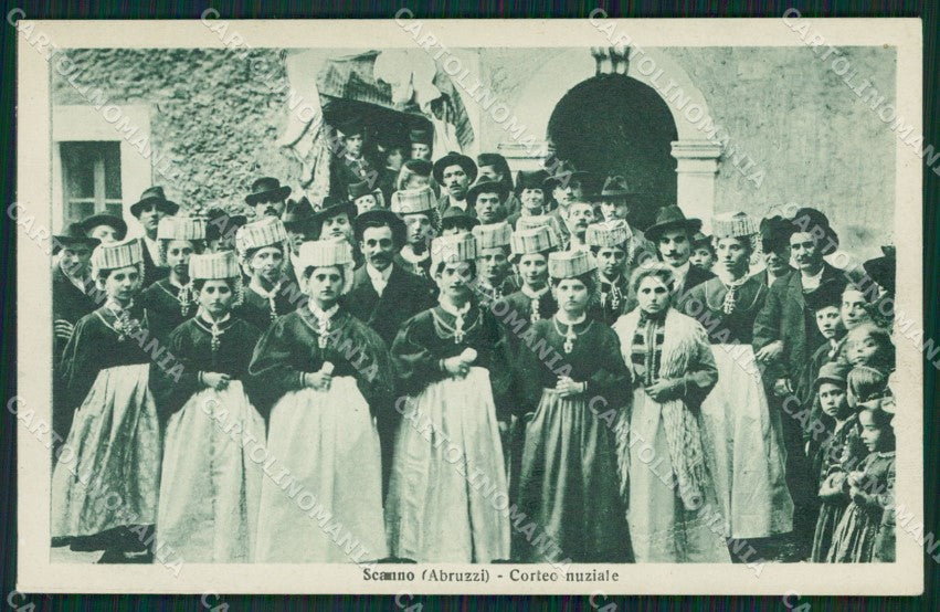 L'Aquila Scanno Costumi cartolina KVM1168 – fronte