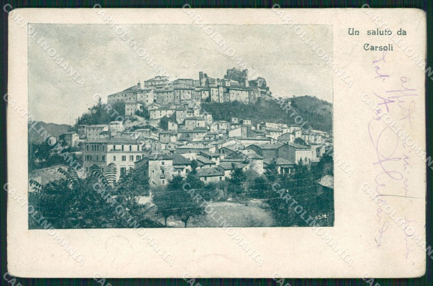 L'Aquila Carsoli cartolina KVM1177 – fronte