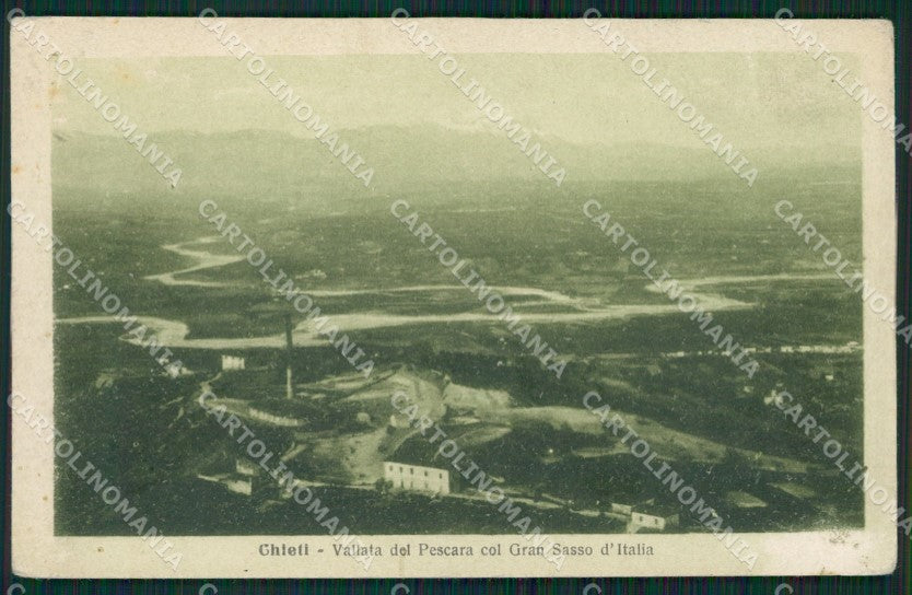 Chieti Città ABRASA cartolina KVM1186 – fronte