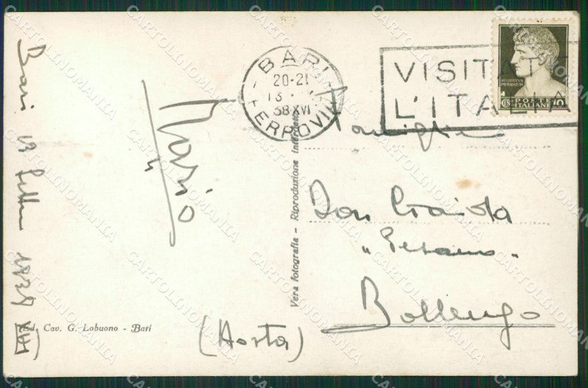 Bari Città Foto cartolina KVM1201 – retro