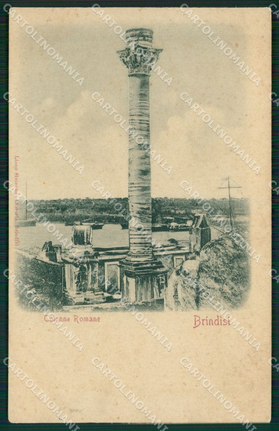 Brindisi Città PIEGA cartolina KVM1208 – fronte