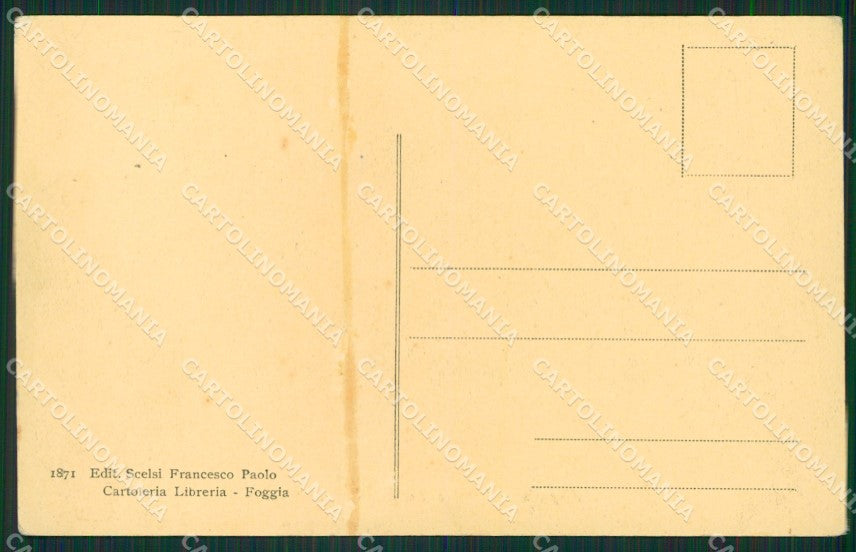 Foggia Città cartolina KVM1212 – retro