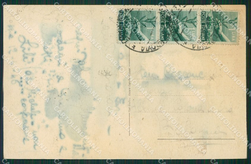 Foggia Città TRACCE UMIDO cartolina KVM1219 – retro