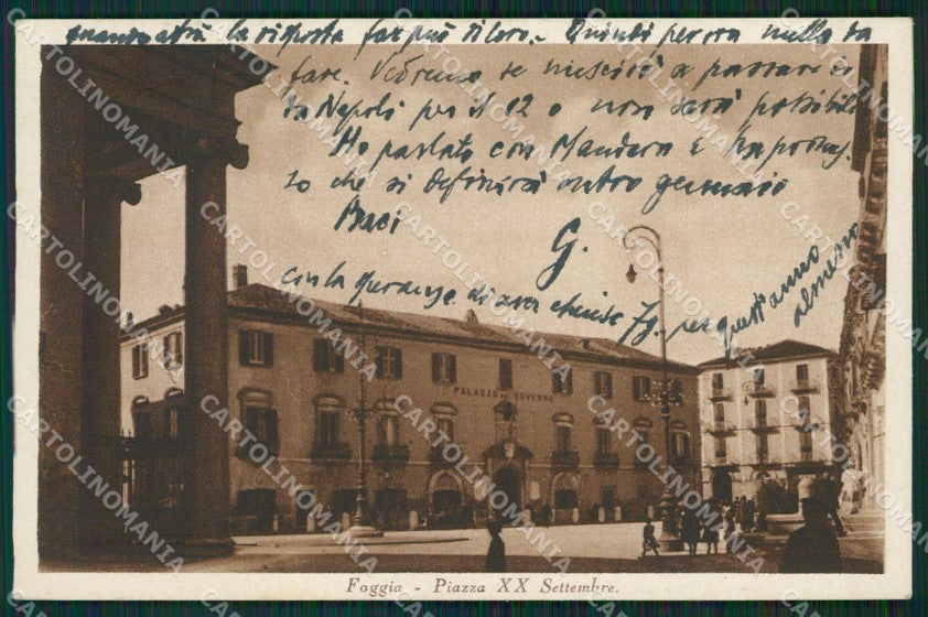 Foggia Città cartolina KVM1227 – fronte