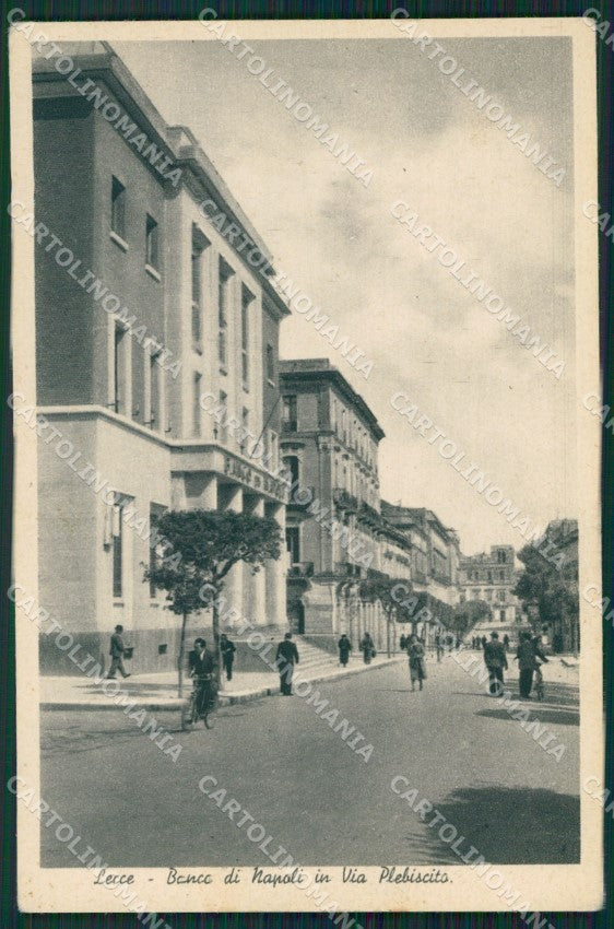 Lecce Città Banca cartolina KVM1237 – fronte
