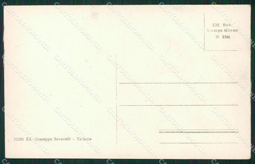 Taranto Città cartolina KVM1249 – retro