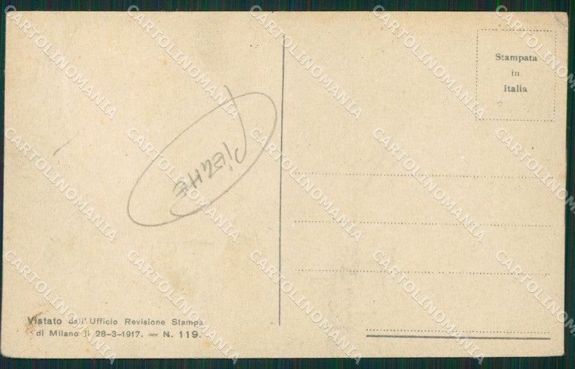 Taranto Città PIEGHE cartolina KVM1251 – retro