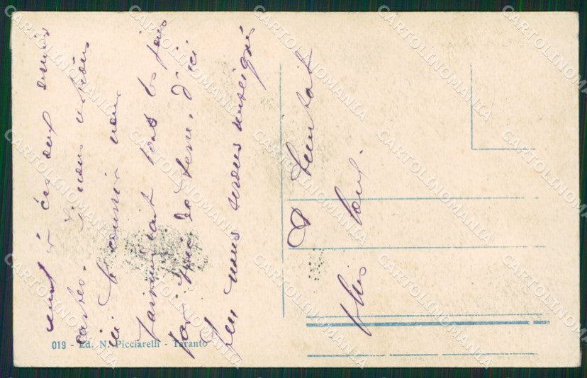 Taranto Città cartolina KVM1252 – retro