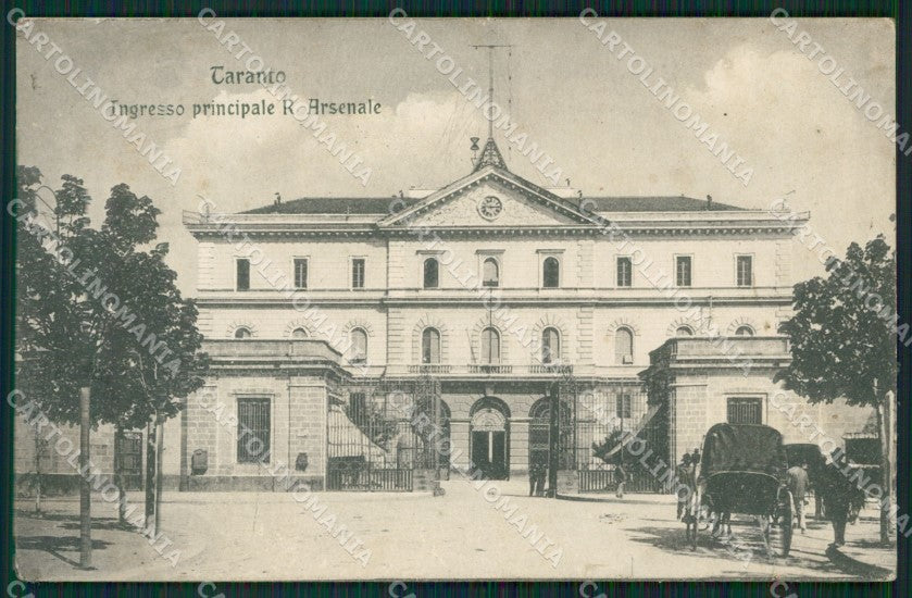 Taranto Città SCOLLATA cartolina KVM1255 – fronte