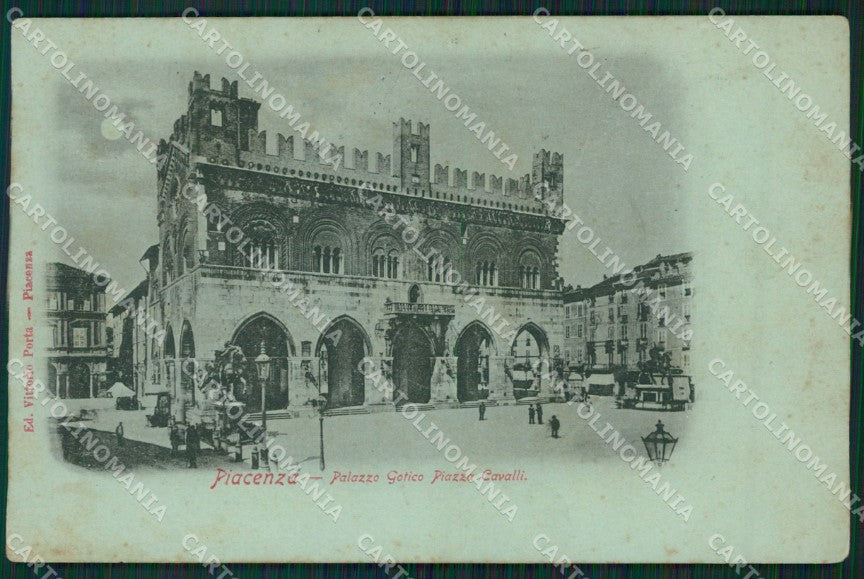 Piacenza Città Chiaro di Luna cartolina KVM1275 – fronte
