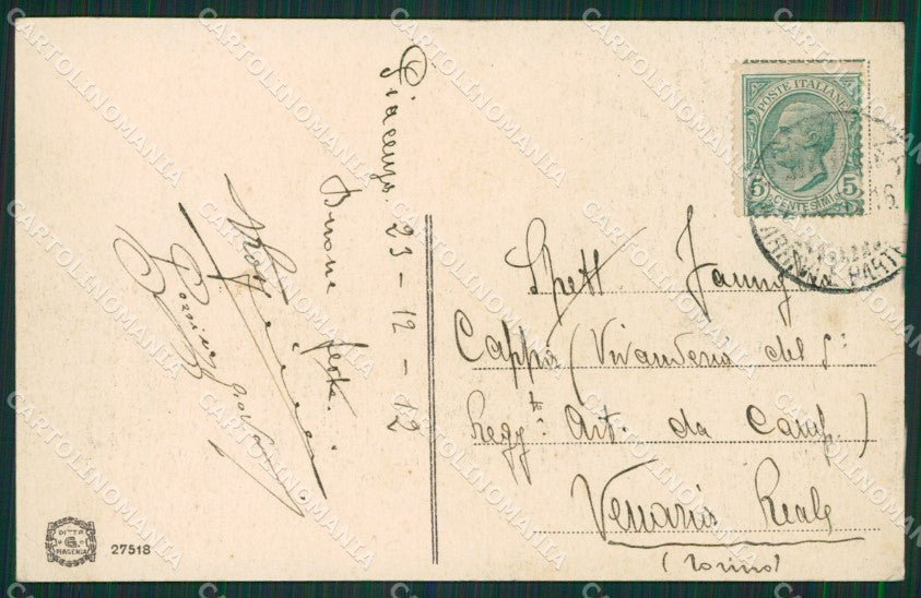 Piacenza Città Tram cartolina KVM1276 – retro