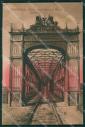 Piacenza Città Ponte Ferroviario sul Po cartolina KVM1279 – fronte