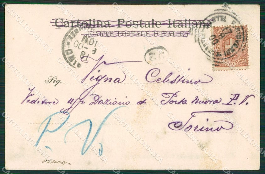 Piacenza Città cartolina KVM1286 – retro